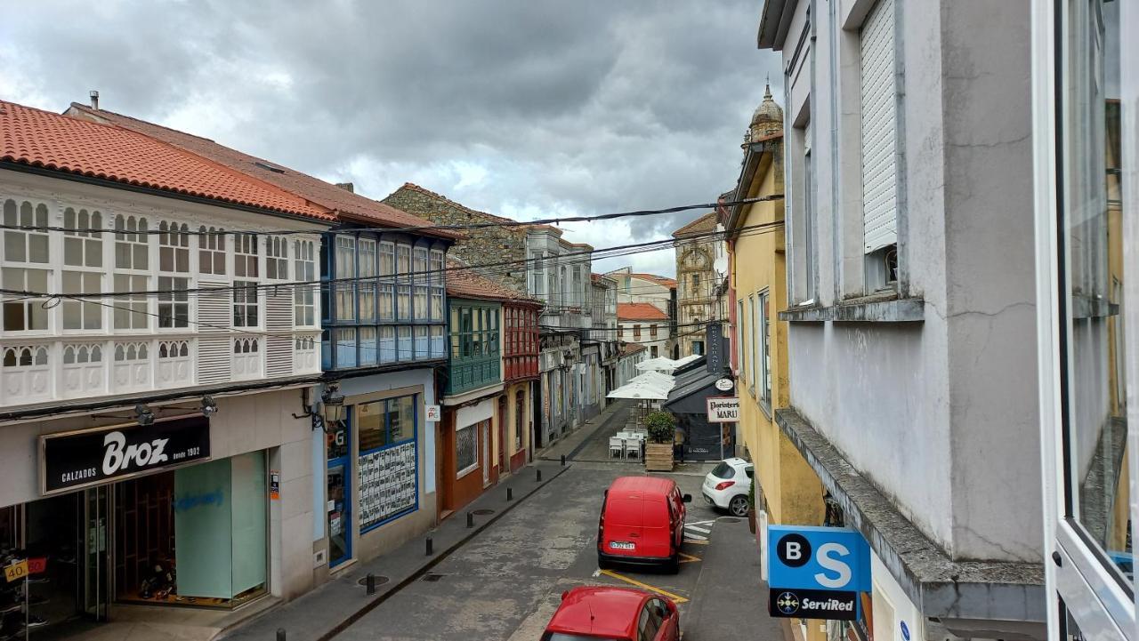 Ferienwohnung Lar Abeancos Melide Exterior foto